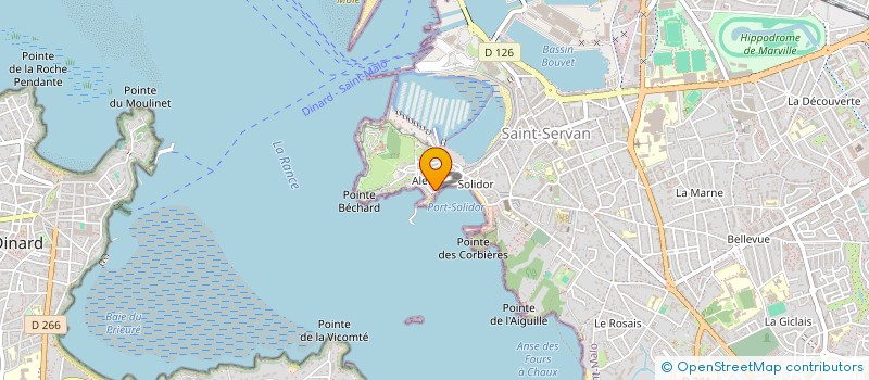 localisation de l'entreprise ASS COPRO 3 QUAI SEBASTOPOL  SAINT-MALO