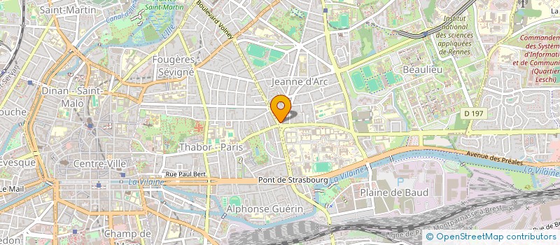 localisation de l'entreprise ASS COPRO 3 R DANTON à RENNES