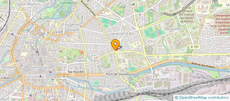 localisation de l'entreprise ASS COPRO 3 RUE DANTON  RENNES