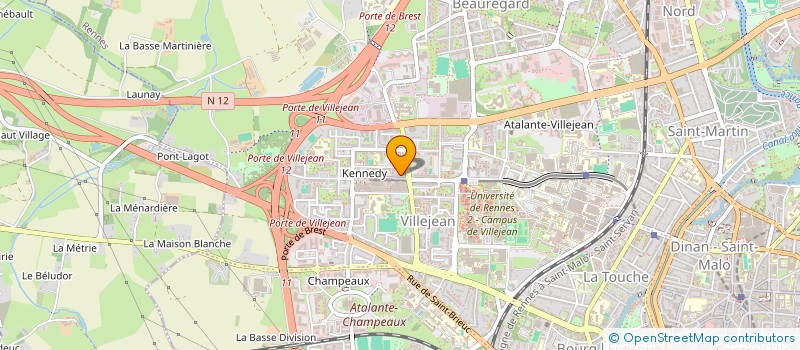 localisation de l'entreprise ASS COPRO 3 RUE DU NIVERNAIS  RENNES