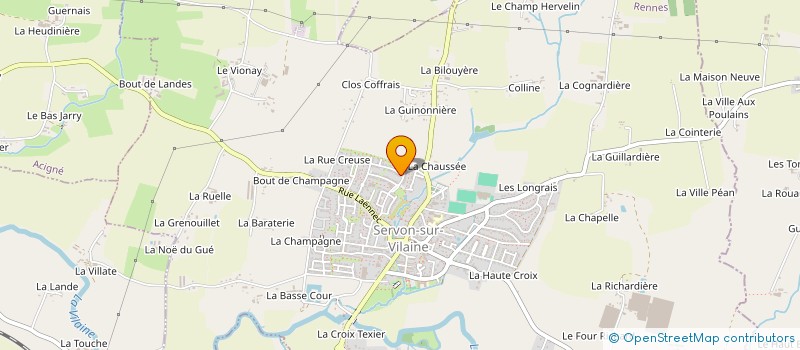 localisation de l'entreprise ASS COPRO 3 RUE HAIGUERLOCH  NOYAL-SUR-VILAINE