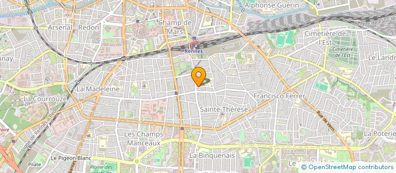 localisation de l'entreprise ASS COPRO 3 RUE JEAN BOUCHER  RENNES