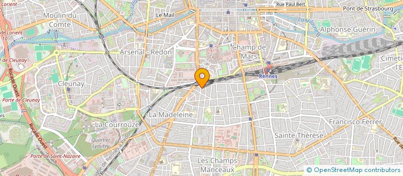 localisation de l'entreprise ASS COPRO 3 RUE LOBINEAU  RENNES