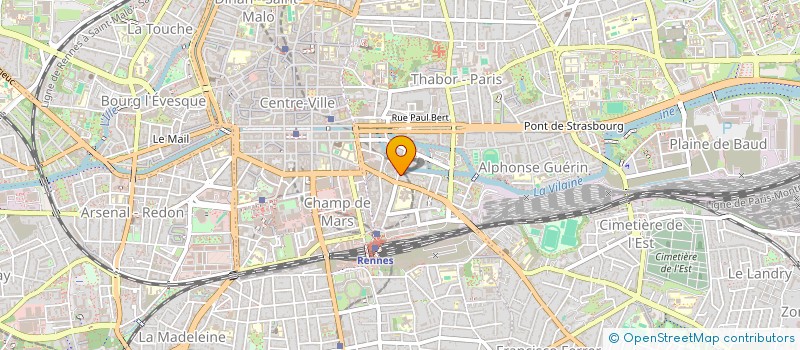 localisation de l'entreprise ASS COPRO 3 RUE MARIE ALIZON  RENNES