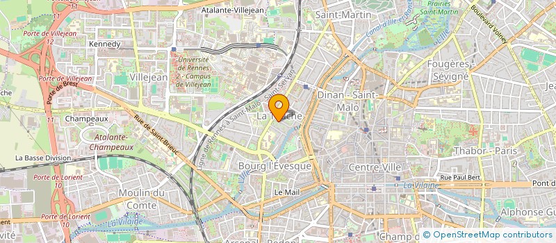 localisation de l'entreprise ASS COPRO 3 RUE MARTEVILLE  RENNES