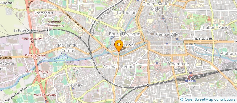 localisation de l'entreprise ASS COPRO 3 RUE VANNEAU  RENNES