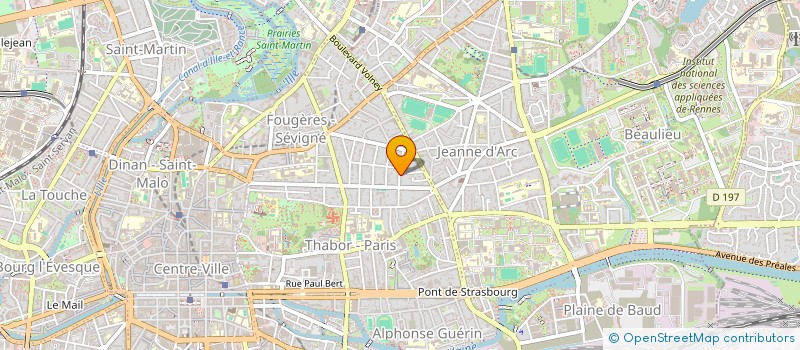 localisation de l'entreprise ASS COPRO 30 RUE HONORE DE BALZAC  RENNES