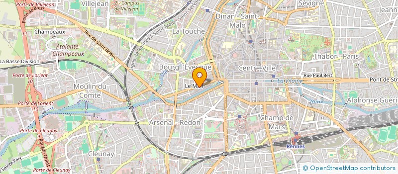 localisation de l'entreprise ASS COPRO 31 AV DU MAIL  RENNES