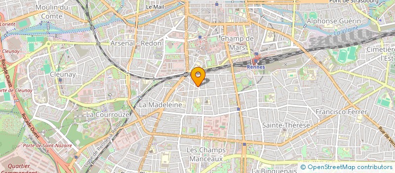 localisation de l'entreprise ASS COPRO 31 R LOUIS TIERCELIN  RENNES