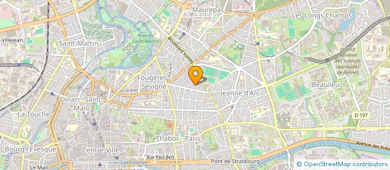 localisation de l'entreprise ASS COPRO 32 RUE EDMOND ROSTAND  RENNES