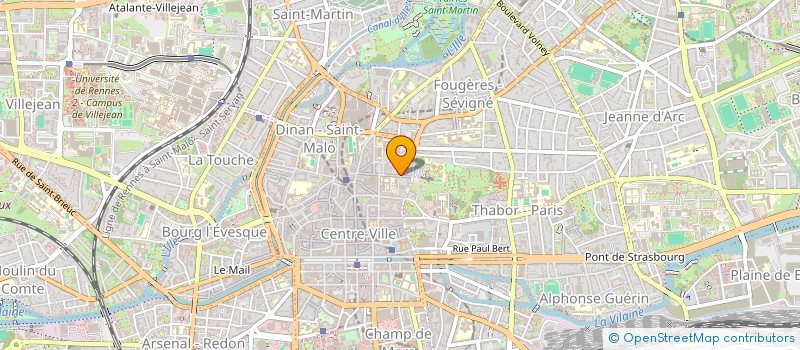 localisation de l'entreprise ASS COPRO 35 37 RUE SAINT MELAINE  RENNES