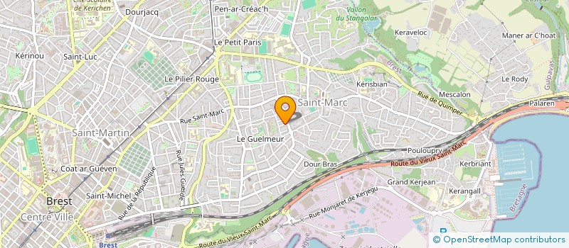 localisation de l'entreprise ASS COPRO 35 RUE DE TUNISIE à BREST