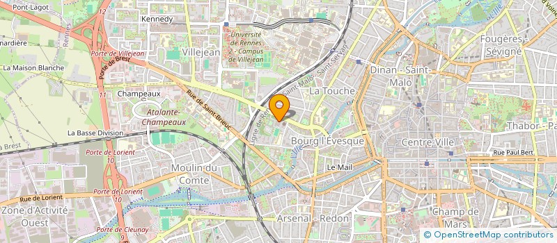 localisation de l'entreprise ASS COPRO 37 RUE DE BREST  RENNES