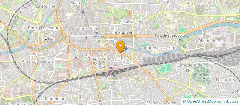 localisation de l'entreprise ASS COPRO 37 RUE ST HELIER  RENNES