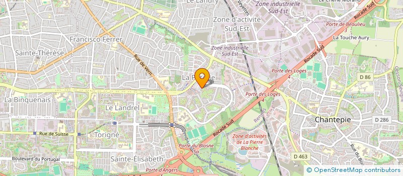 localisation de l'entreprise ASS COPRO 38 40 42 RY CRESTON  RENNES