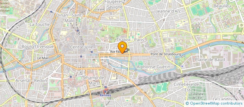 localisation de l'entreprise ASS COPRO 39 AVENUE ARISTIDE BRIAND  RENNES