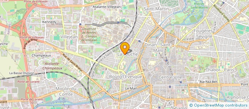 localisation de l'entreprise ASS COPRO 39 BD DE VERDUN  RENNES