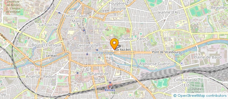 localisation de l'entreprise ASS COPRO 3A5 R PAUL BERT 3A5 R L POSTEL  RENNES