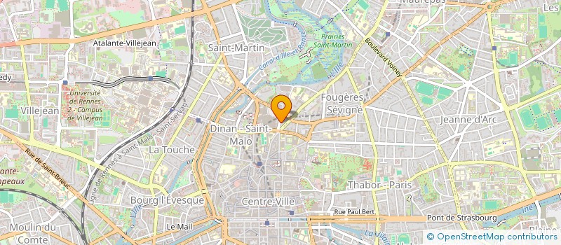 localisation de l'entreprise ASS COPRO 4 & 4 B RUE DE LA COCHARDIERE  RENNES