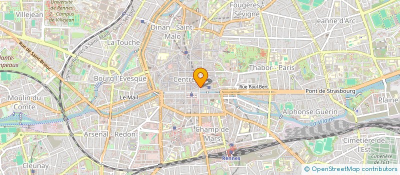 localisation de l'entreprise ASS COPRO 4 & 6 RUE JEAN JAURES  RENNES