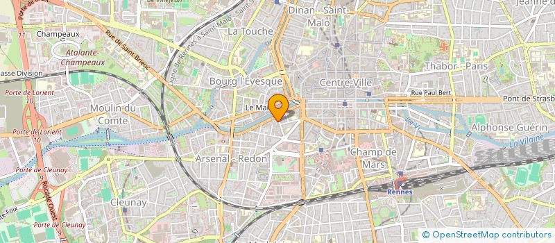 localisation de l'entreprise ASS COPRO 4 BD SEBASTOPOL  RENNES