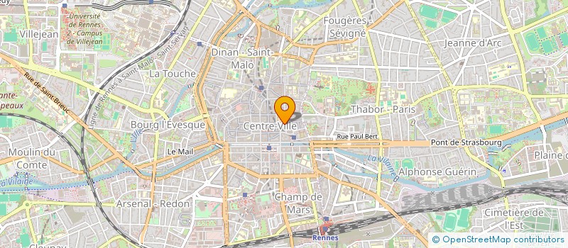 localisation de l'entreprise ASS COPRO 4 PL DU PARLEMENT DE BRETAGNE  RENNES