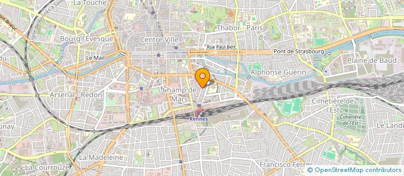 localisation de l'entreprise ASS COPRO 41 R DUHAMEL  RENNES