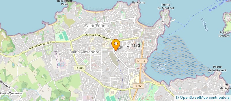 localisation de l'entreprise ASS COPRO 45 BD L HOTELIER  DINARD