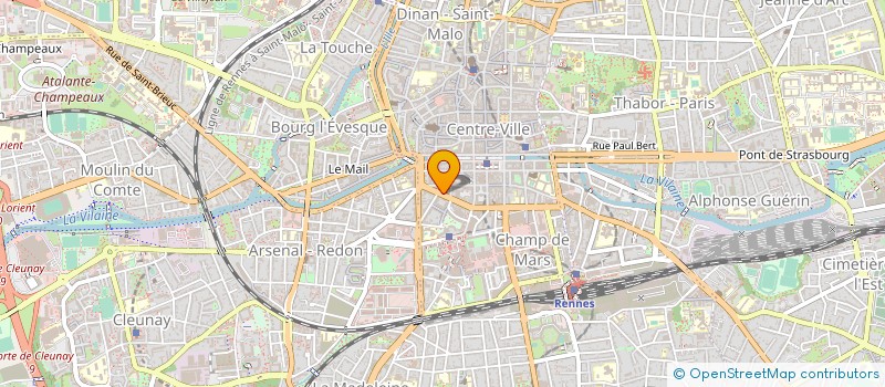 localisation de l'entreprise ASS COPRO 46 BD DE LA LIBERTE  RENNES