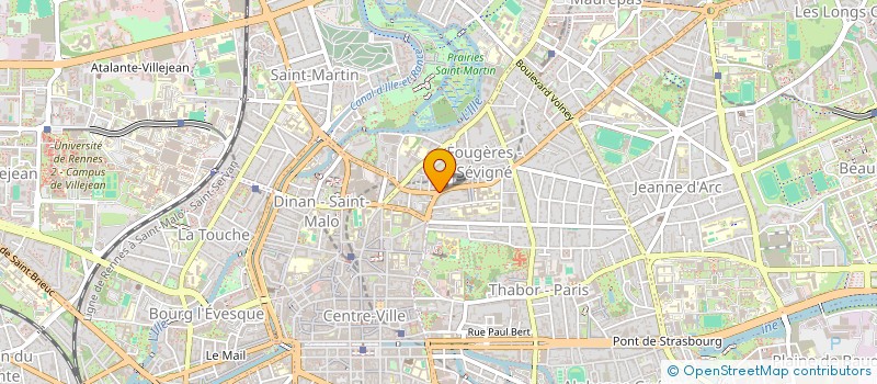 localisation de l'entreprise ASS COPRO 47 RUE JEAN GUEHENNO  RENNES