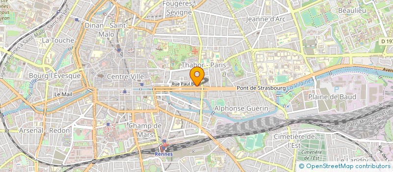 localisation de l'entreprise ASS COPRO 49 AV ARISTIDE BRIAND  RENNES