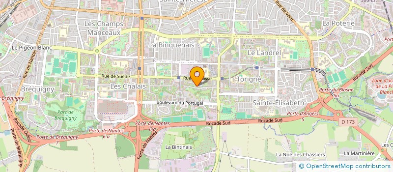 localisation de l'entreprise ASS COPRO 5 AU 11 ALL DU GACET  RENNES