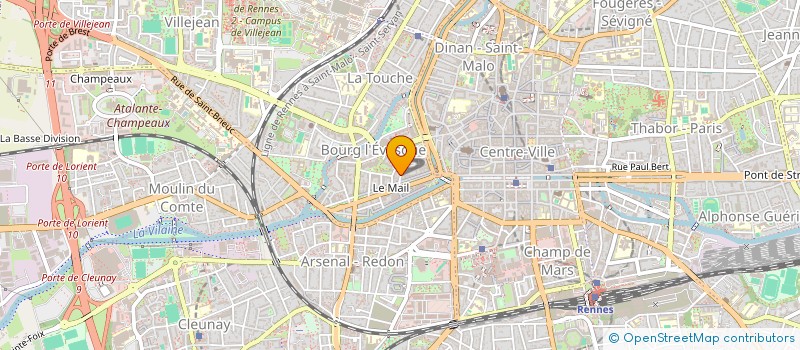 localisation de l'entreprise ASS COPRO 5 AU 11 R DE LA PAILLETTE  RENNES