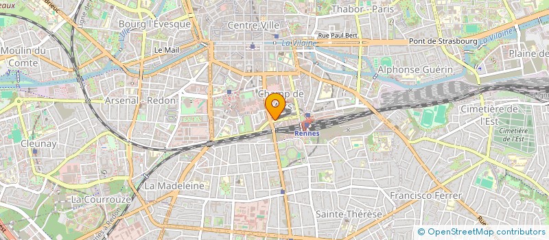 localisation de l'entreprise ASS COPRO 5 BD BEAUMONT  RENNES