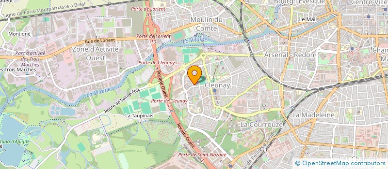 localisation de l'entreprise ASS COPRO 5 ET 6 SQU ALBERT LUTHULI  RENNES