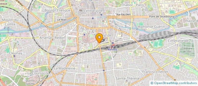 localisation de l'entreprise ASS COPRO 5 R DE L ALMA  RENNES