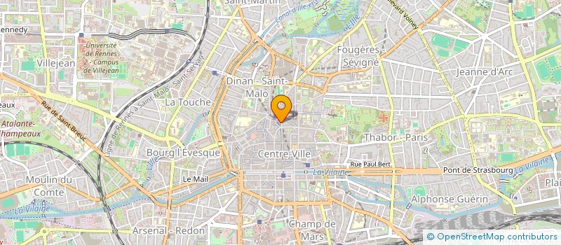 localisation de l'entreprise ASS COPRO 5 RUE DE LA MOTTE FABLET  RENNES