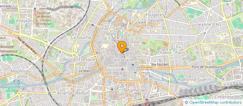 localisation de l'entreprise ASS COPRO 5 RUE LE BASTARD  RENNES