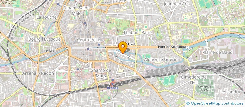 localisation de l'entreprise ASS COPRO 51 DUPONT DES LOGES  RENNES