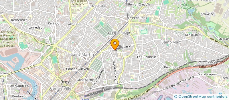 localisation de l'entreprise ASS.COPRO.51 RUE SAINT MARC à BREST