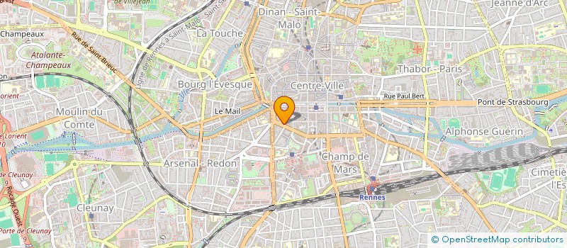 localisation de l'entreprise ASS COPRO 52 BD LIBERTE  RENNES