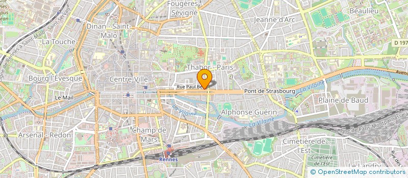 localisation de l'entreprise ASS COPRO 53 AV ARISTIDE BRIAND  RENNES