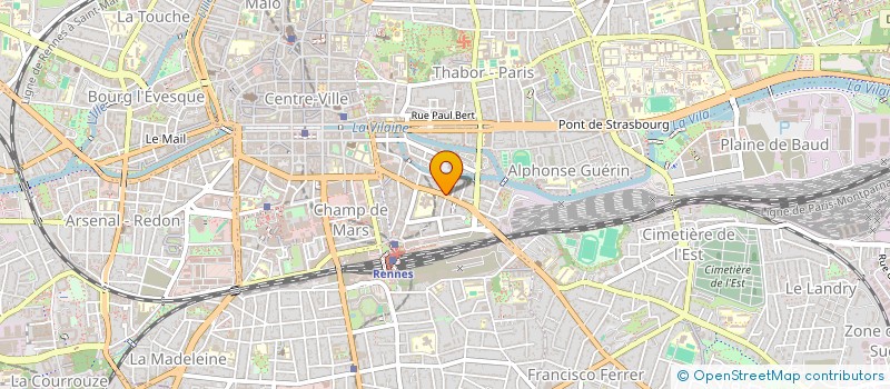 localisation de l'entreprise ASS COPRO 53 R ST HELIER  RENNES