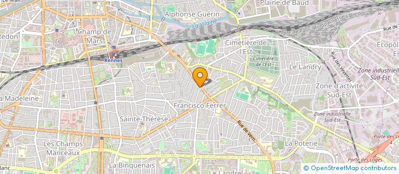 localisation de l'entreprise ASS COPRO 56 RUE DE VERN  RENNES