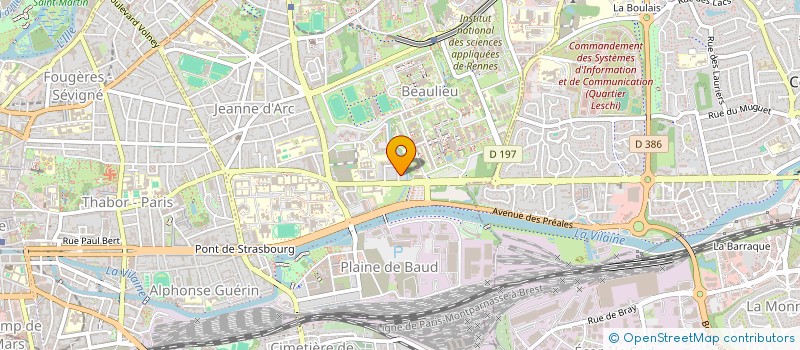 localisation de l'entreprise ASS COPRO 57 T & 59 R J.COUPLAN  RENNES