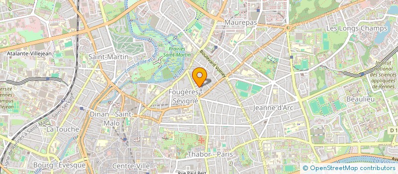 localisation de l'entreprise ASS COPRO 6 & 8 ISIDORE LOUVEAU  RENNES