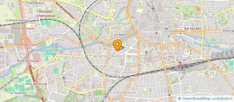 localisation de l'entreprise ASS COPRO 6 & 8 RUE DENIS PAPIN  RENNES