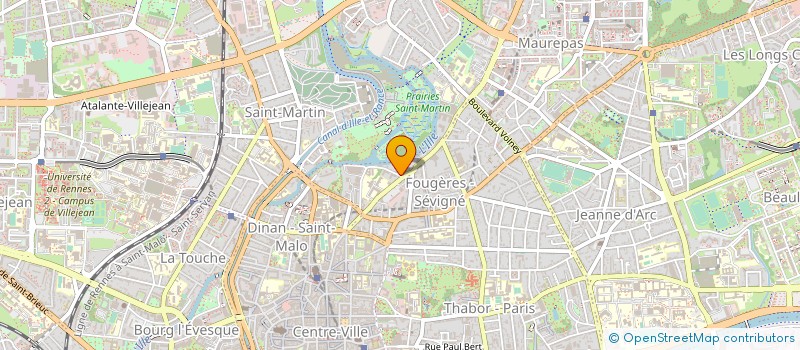 localisation de l'entreprise ASS COPRO 6 R DES TANNEURS  RENNES