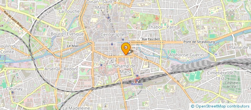 localisation de l'entreprise ASS COPRO 6 RUE AU DUC  RENNES