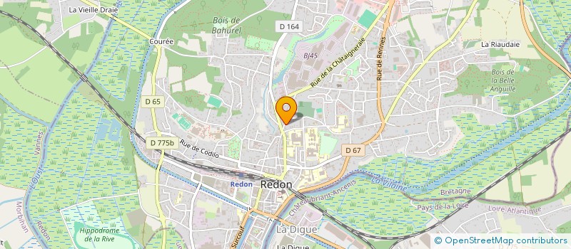 localisation de l'entreprise ASS COPRO 6 RUE DU CALVAIRE  REDON